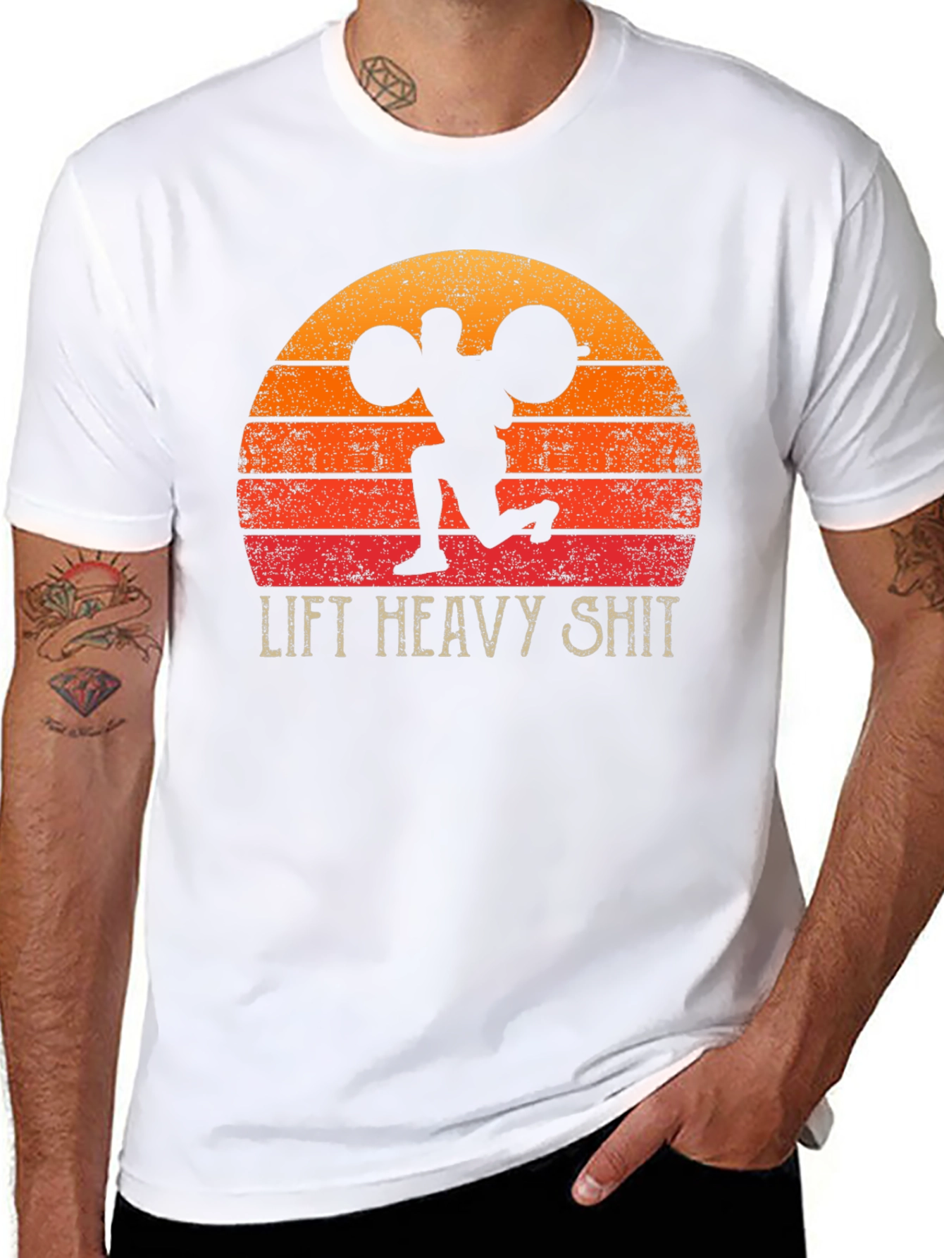 Lift Heavy Shit Graphic T-Shirt