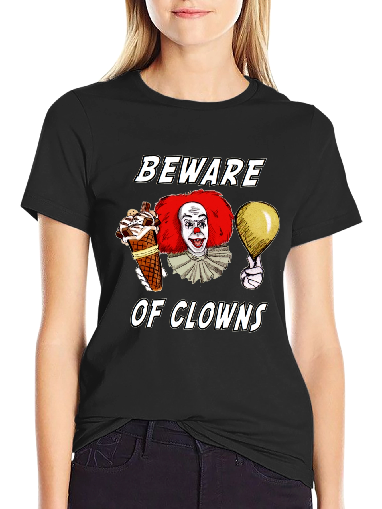 Beware of Clowns Graphic Tee
