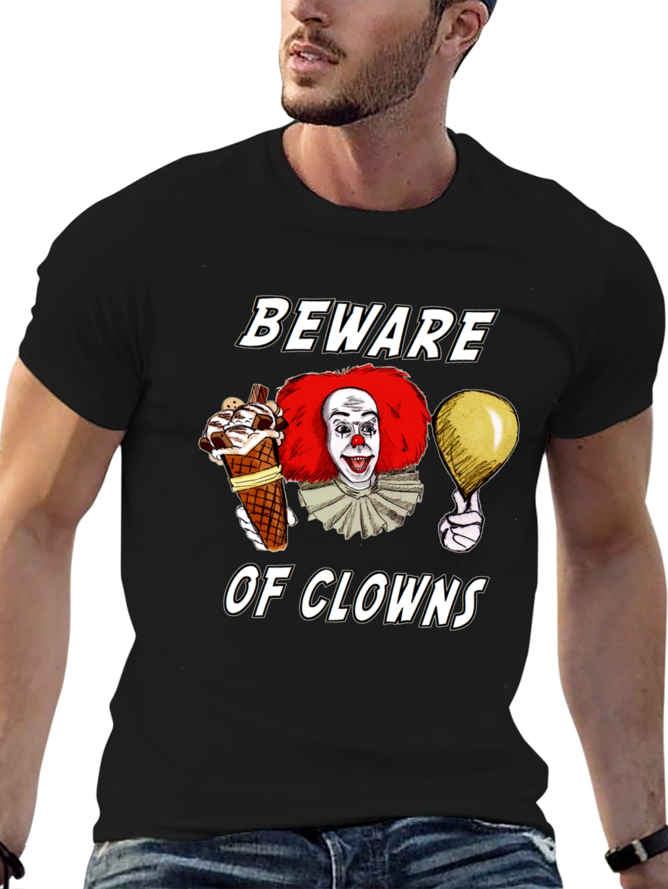 Beware of Clowns Graphic Tee