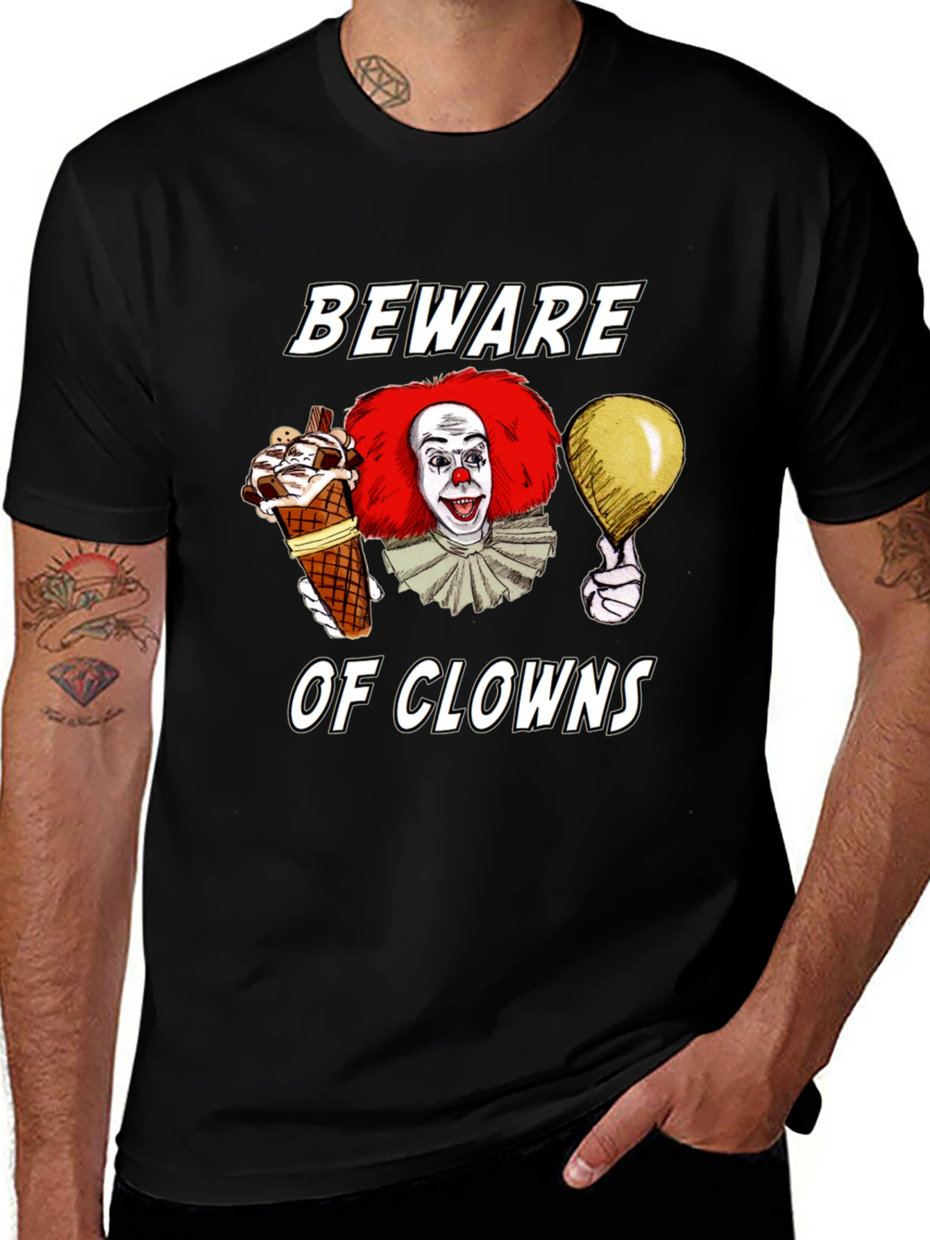 Beware of Clowns Graphic Tee