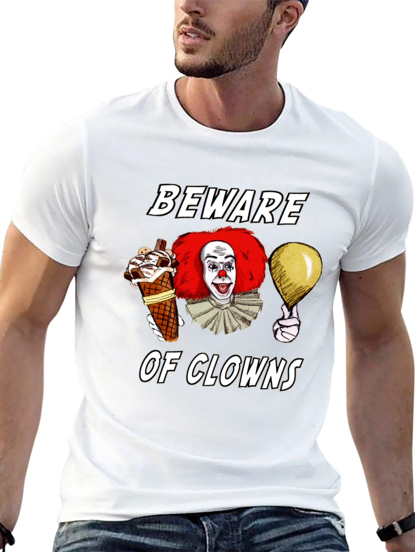 Beware of Clowns Graphic Tee