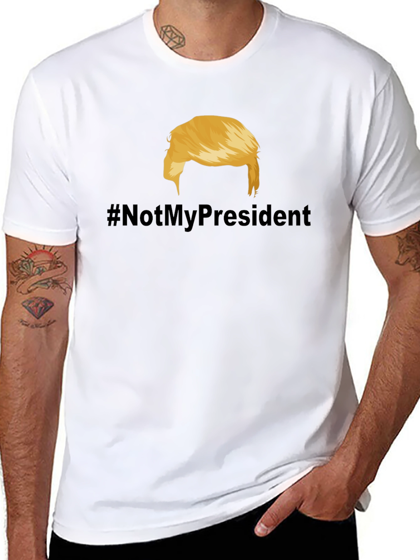 Not My President T-Shirt - Political Statement Tee