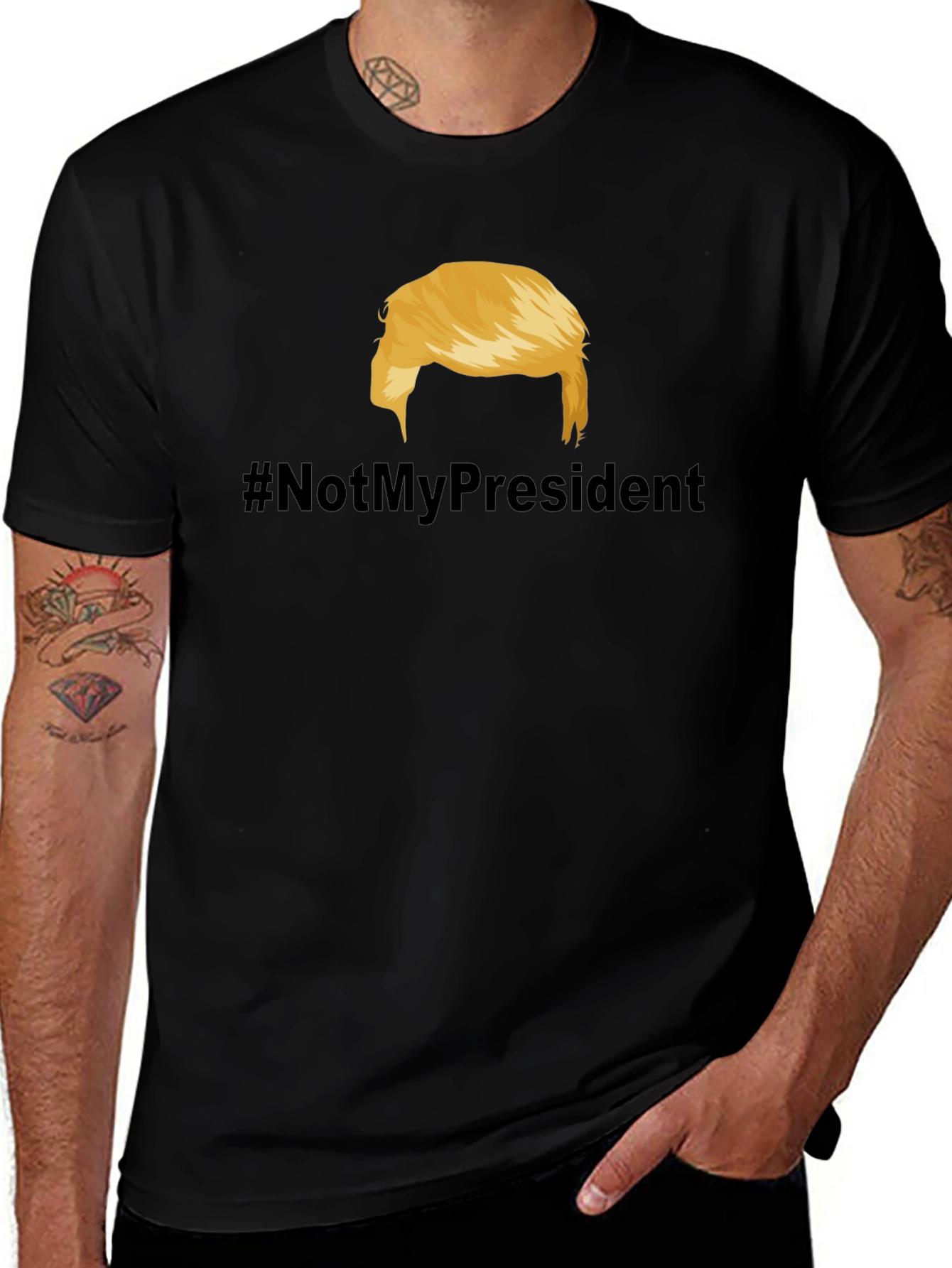 Not My President T-Shirt - Political Statement Tee