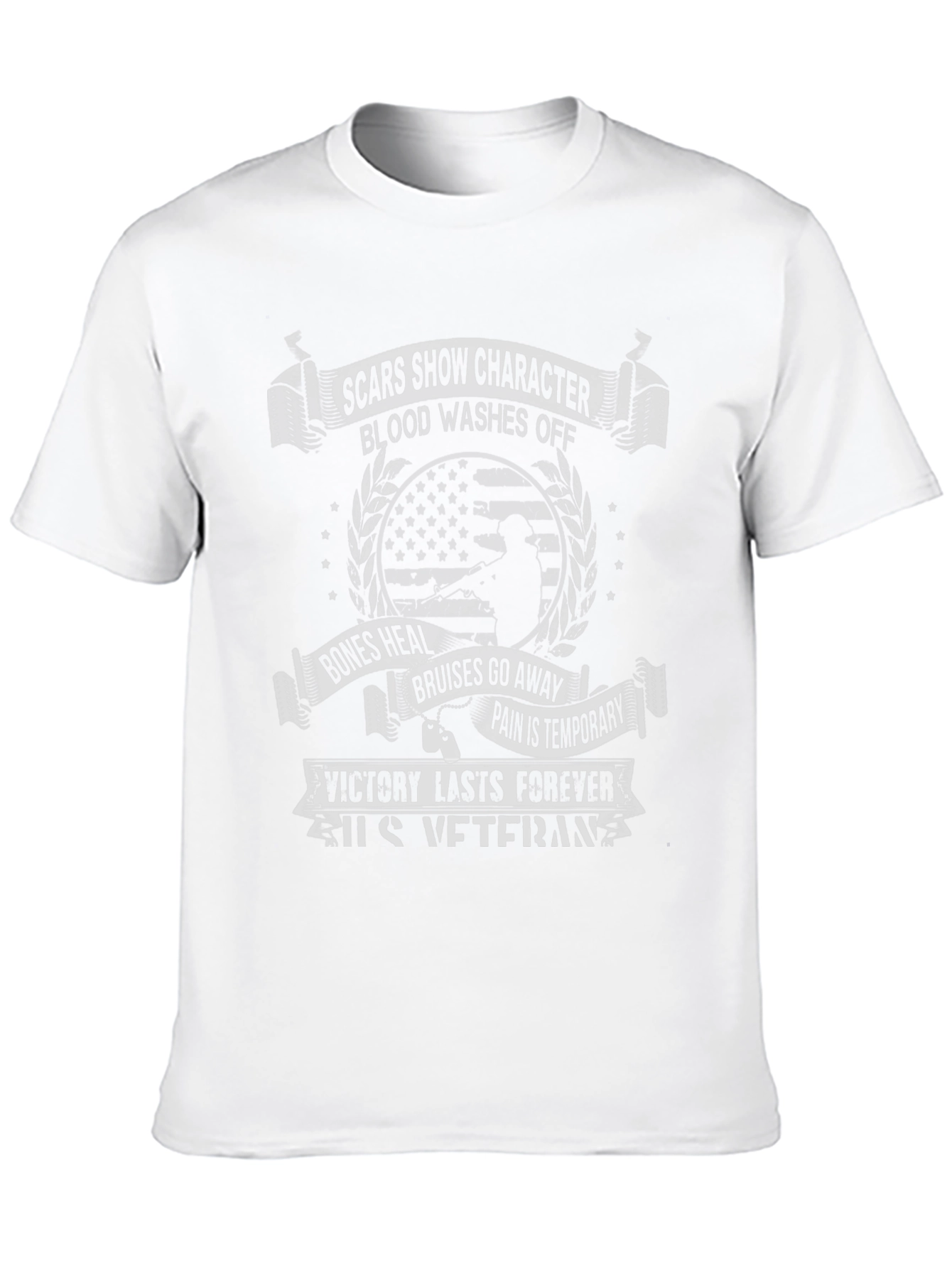 US Veteran Graphic T-Shirt - Scars Show Character