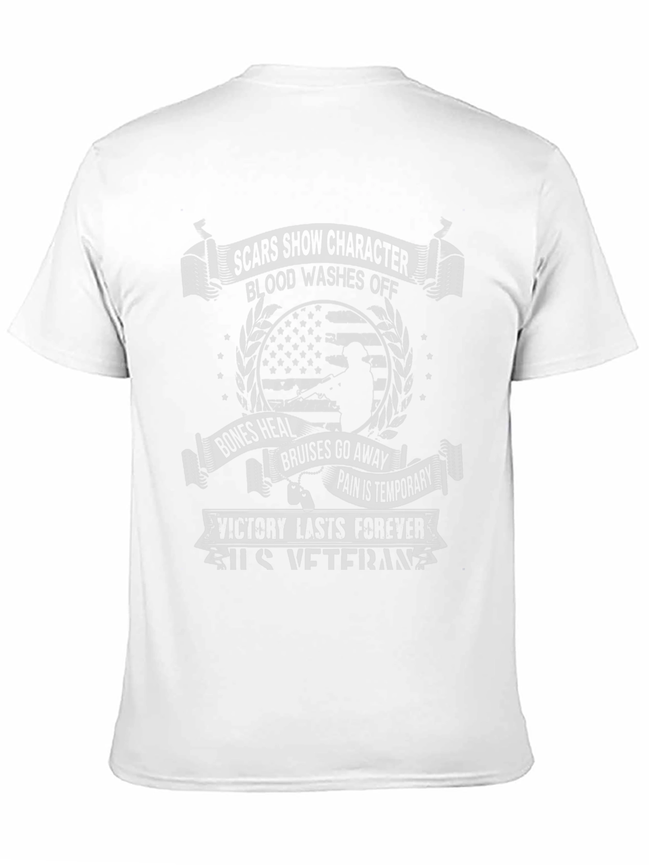 US Veteran Graphic T-Shirt - Scars Show Character