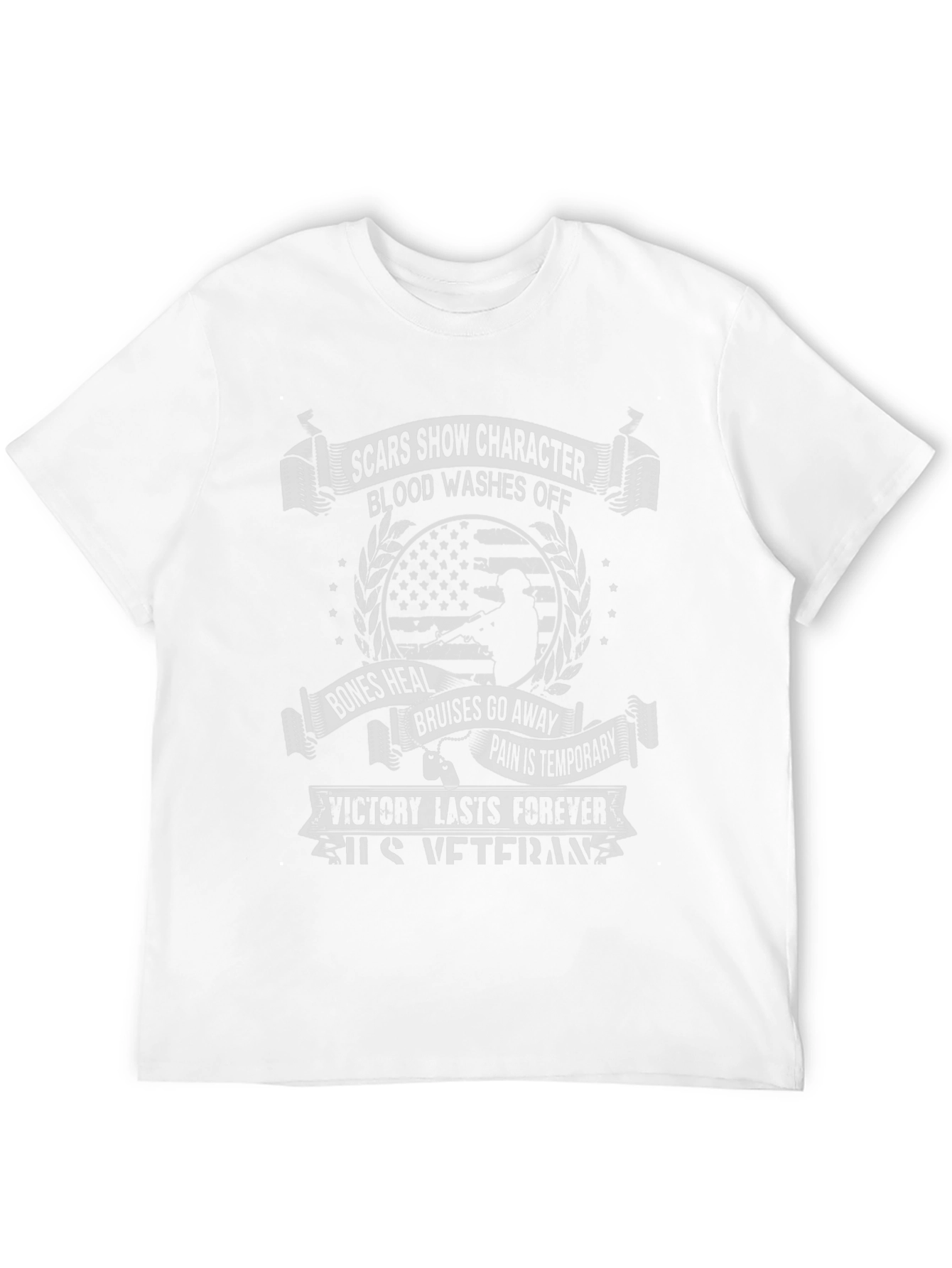 US Veteran Graphic T-Shirt - Scars Show Character