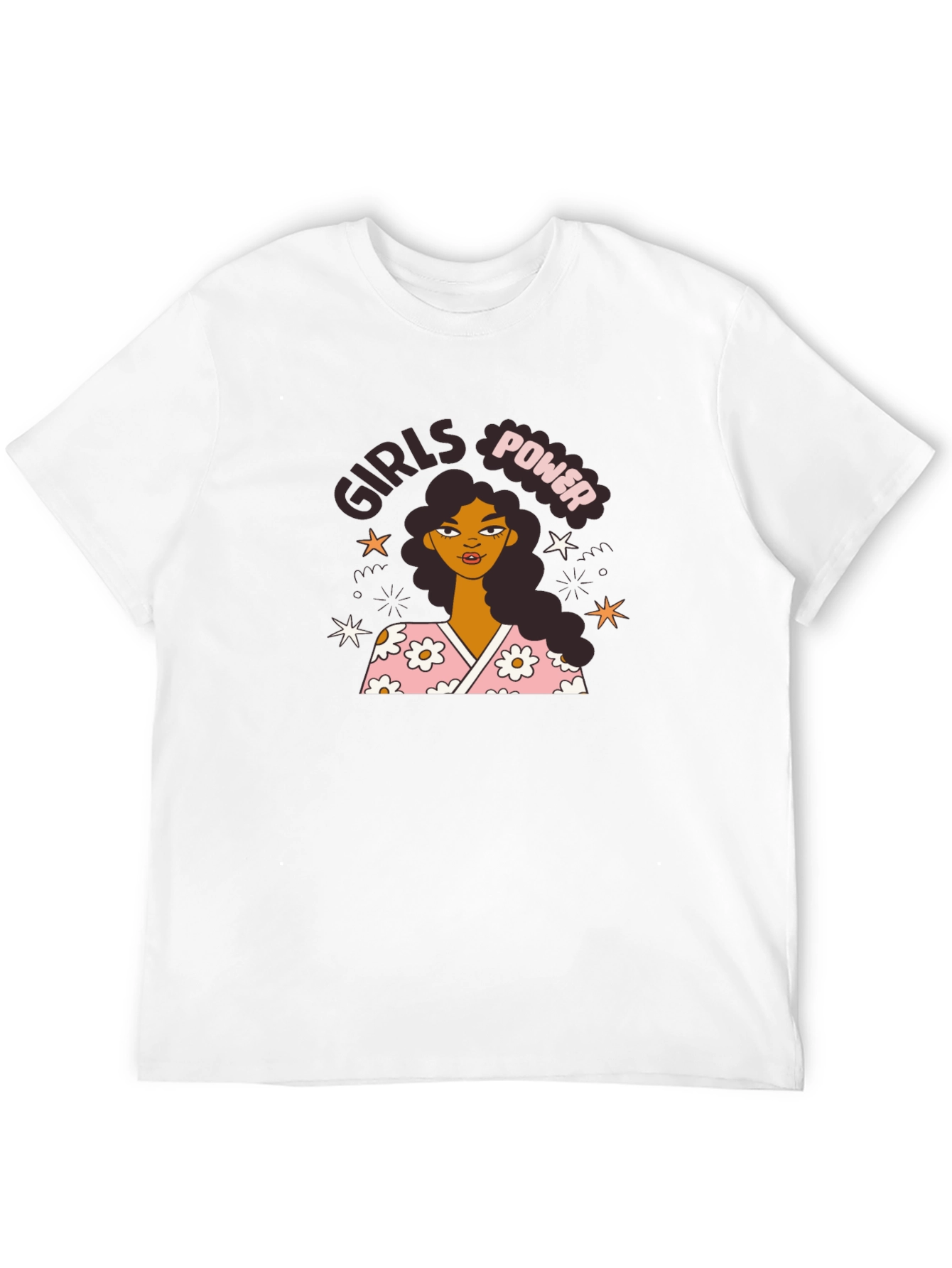 Girls Power Graphic Tee - Black Unisex T-Shirt