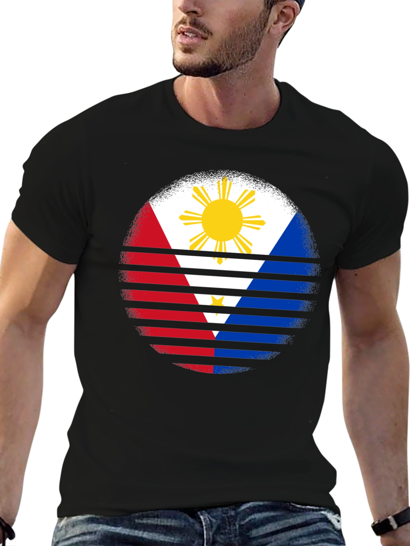 Philippines Flag Graphic T-Shirt