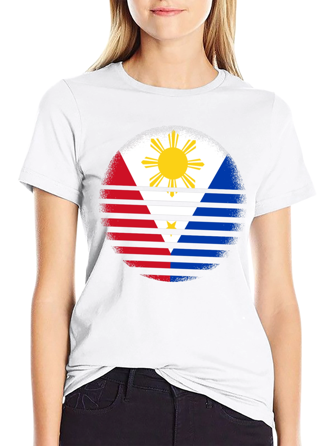 Philippines Flag Graphic T-Shirt