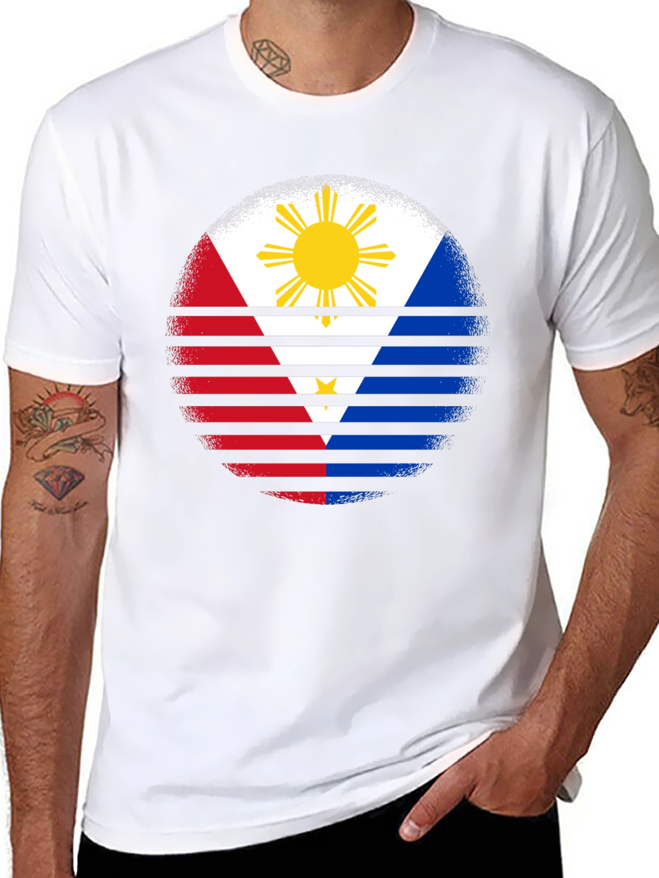 Philippines Flag Graphic T-Shirt
