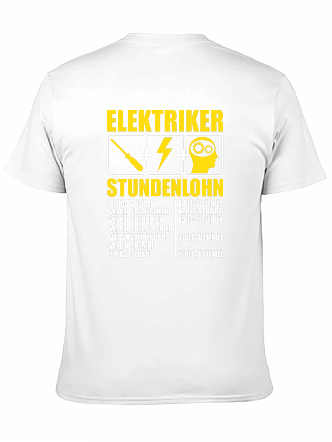 Electrician Hourly Rate T-Shirt