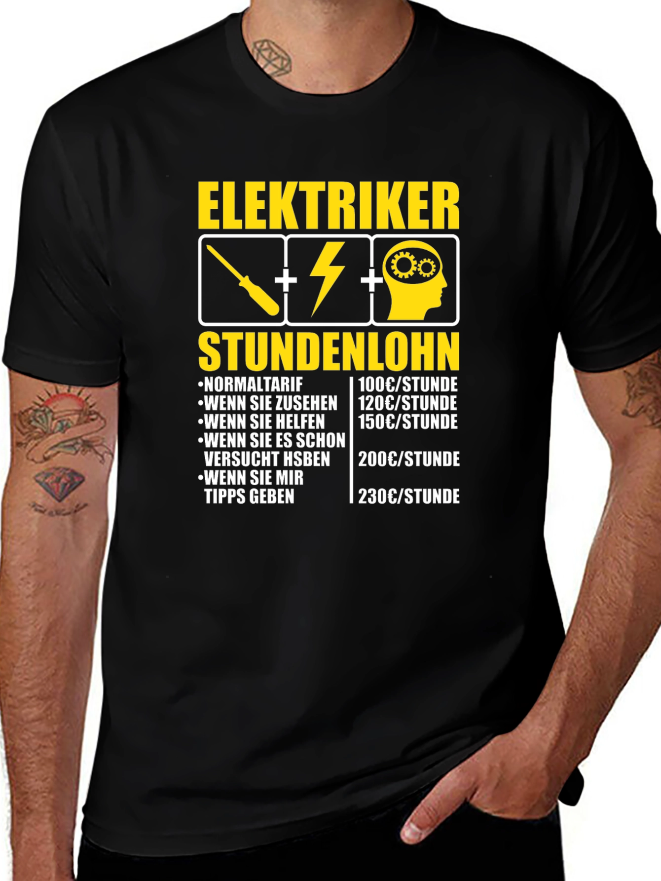Electrician Hourly Rate T-Shirt