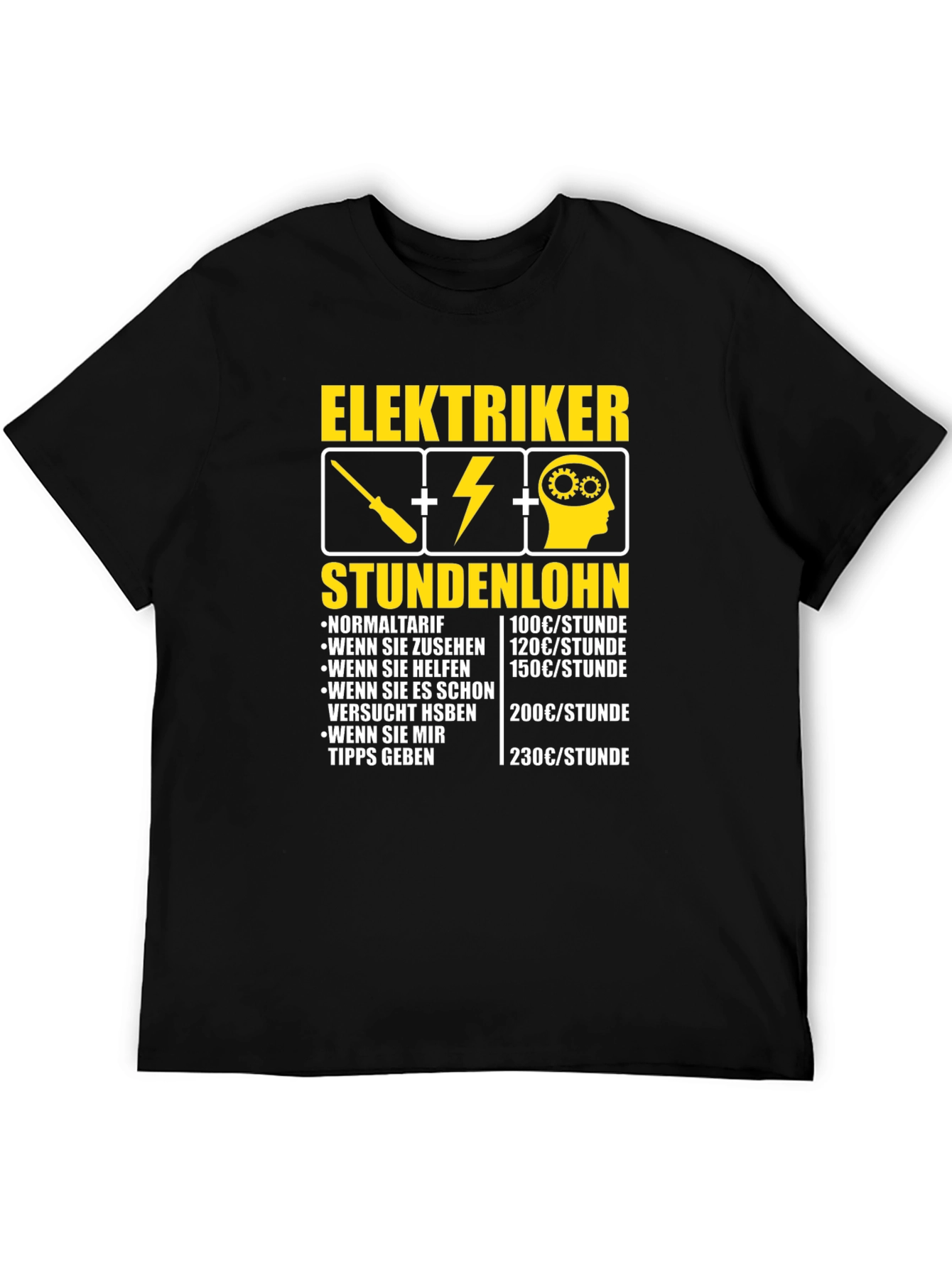 Electrician Hourly Rate T-Shirt