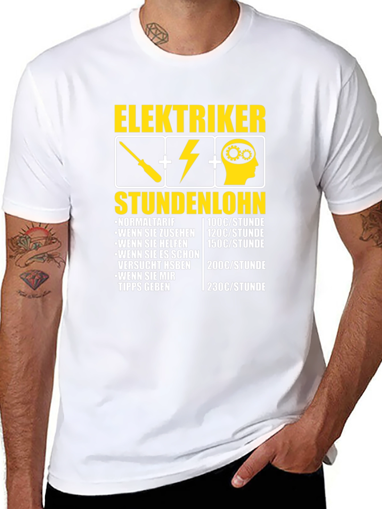 Electrician Hourly Rate T-Shirt