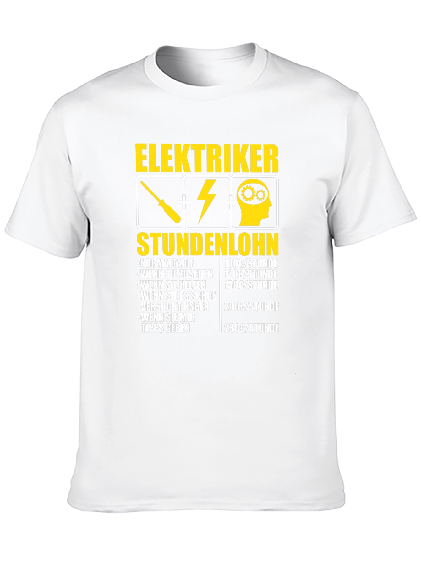 Electrician Hourly Rate T-Shirt