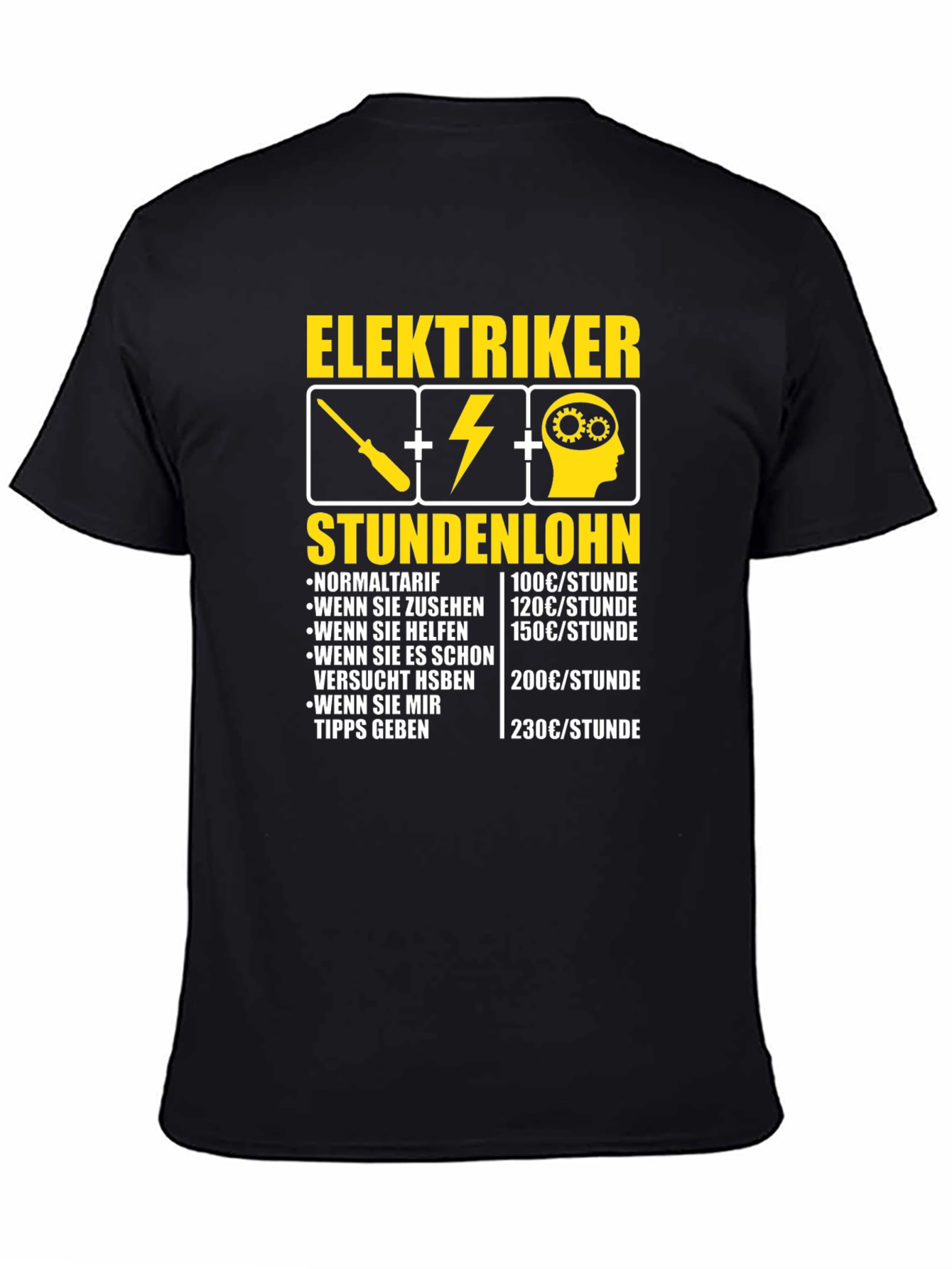 Electrician Hourly Rate T-Shirt