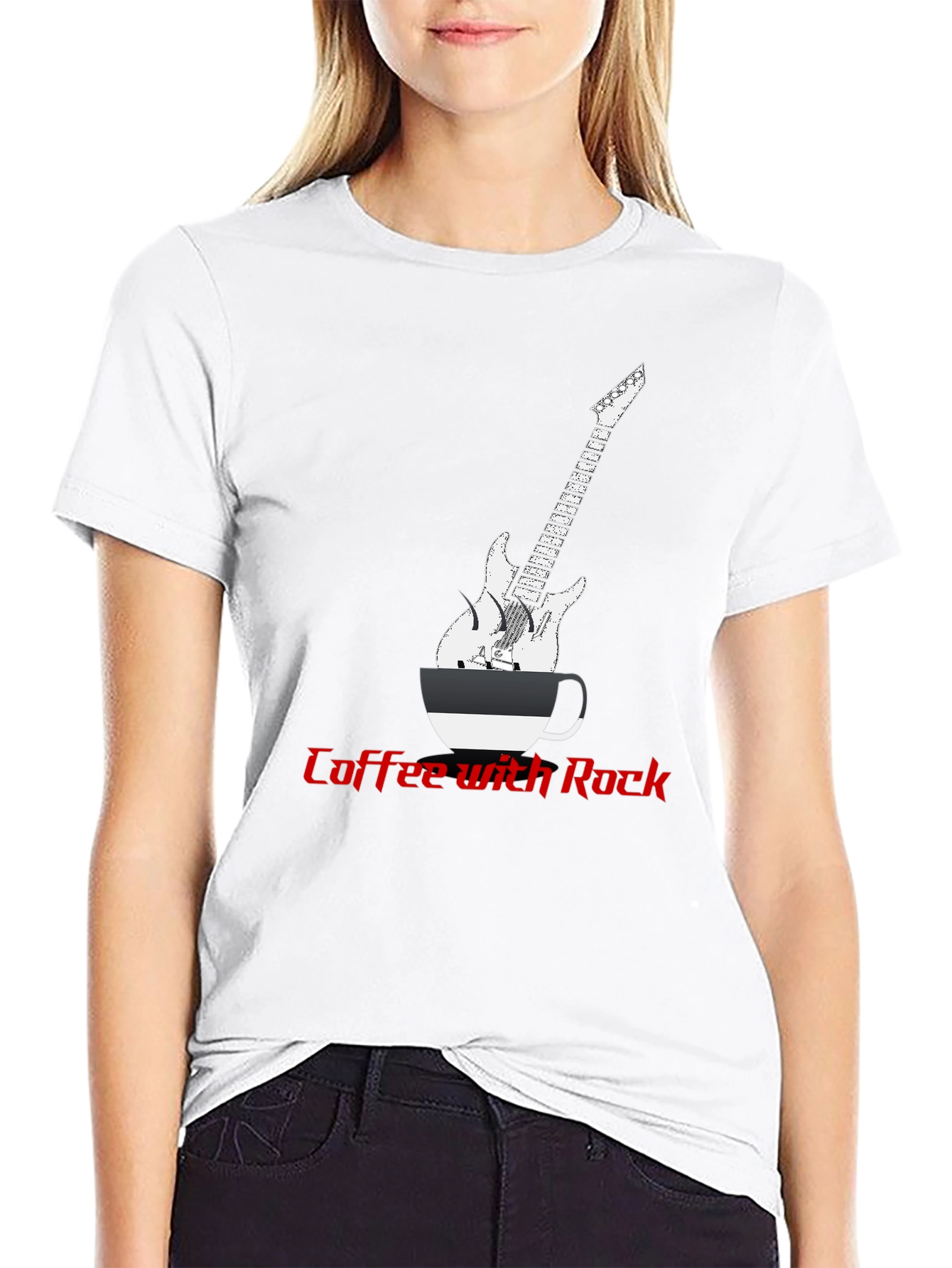Coffee with Rock Graphic Tee