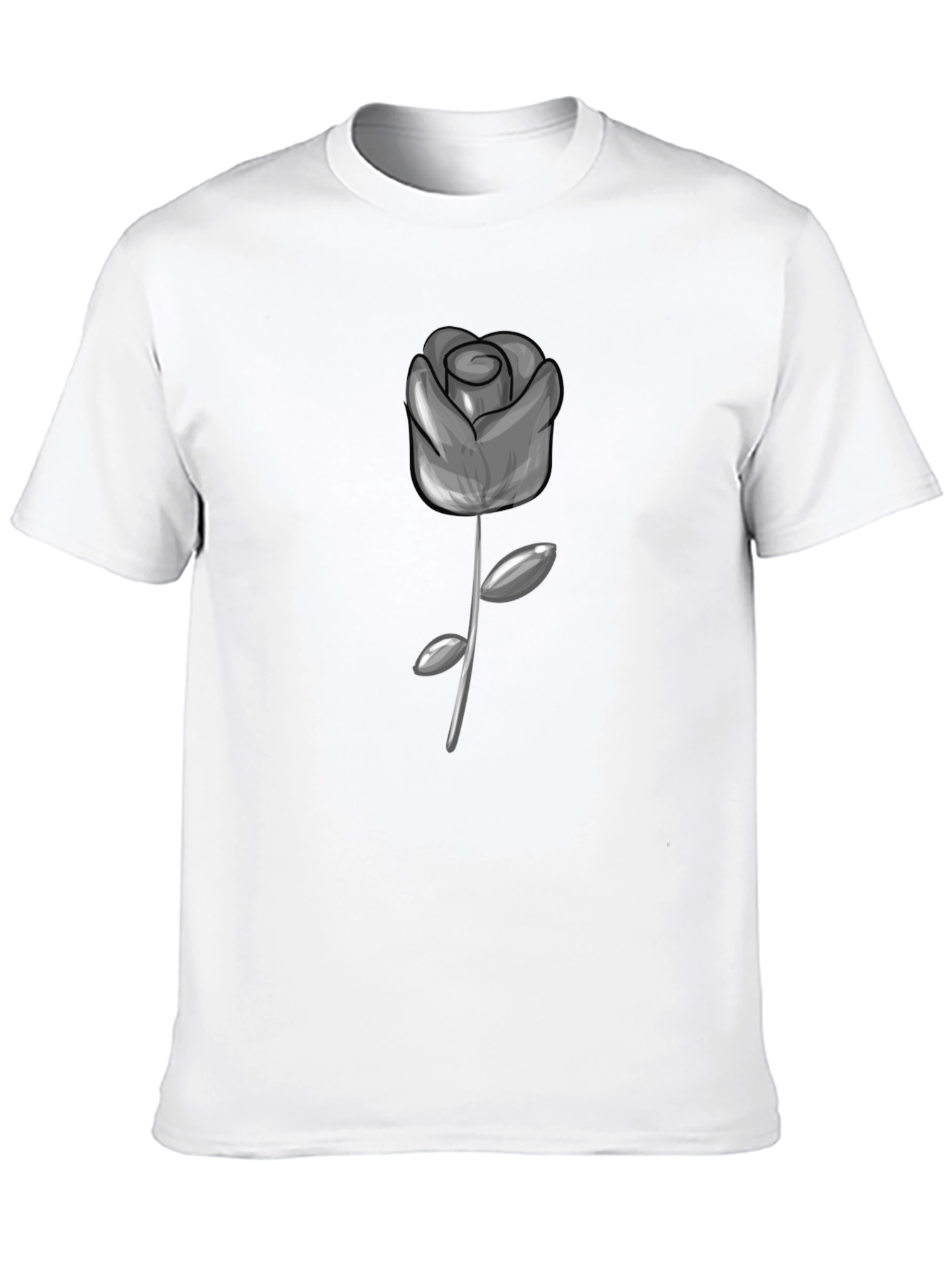 Rose Graphic Tee - Modern Style
