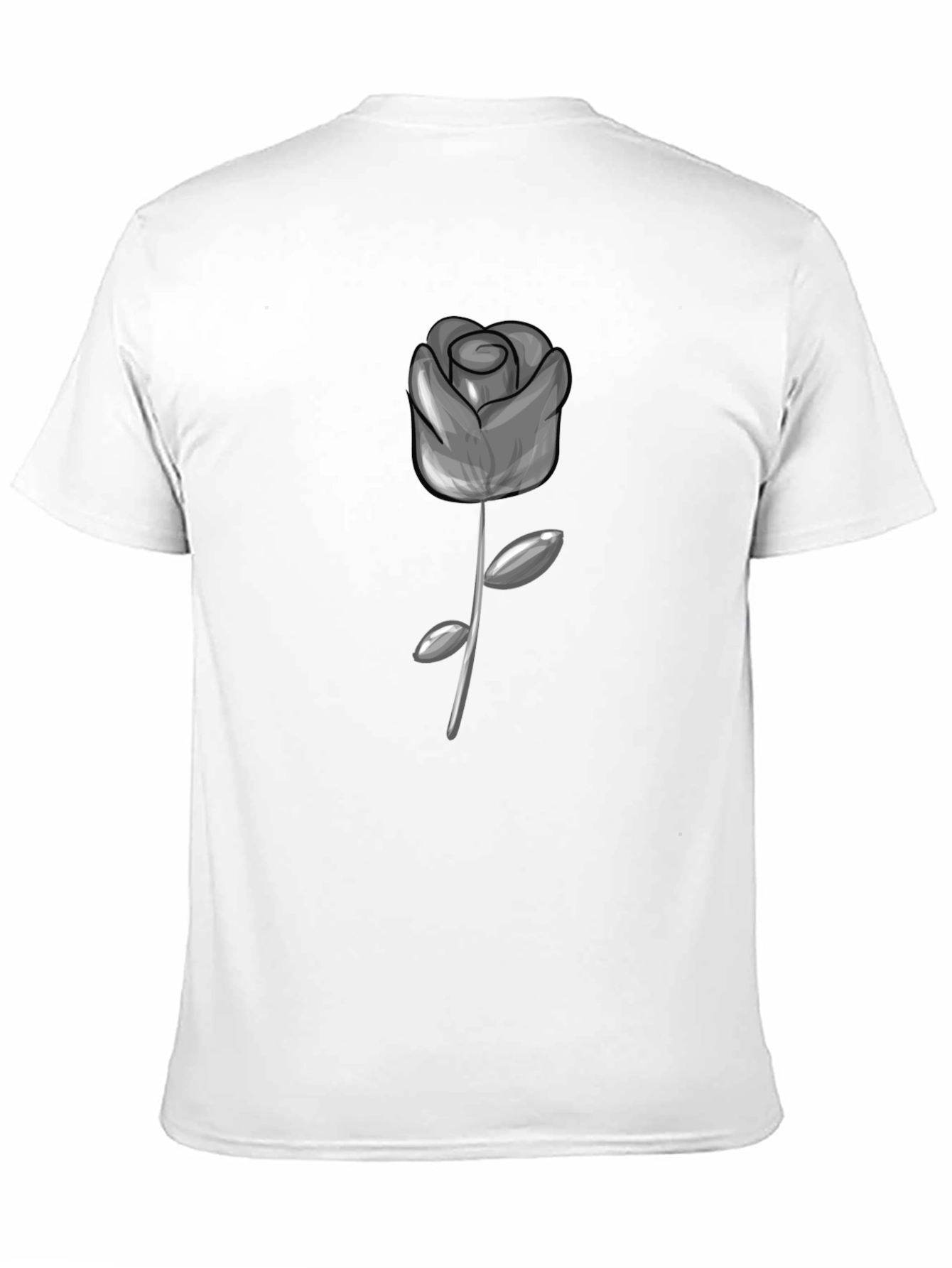 Rose Graphic Tee - Modern Style