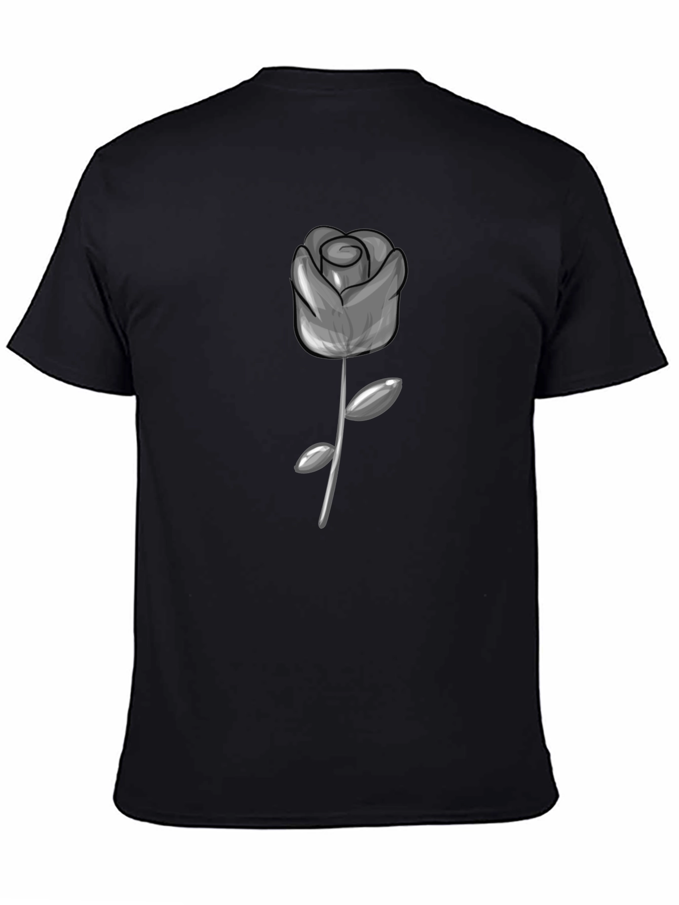 Rose Graphic Tee - Modern Style