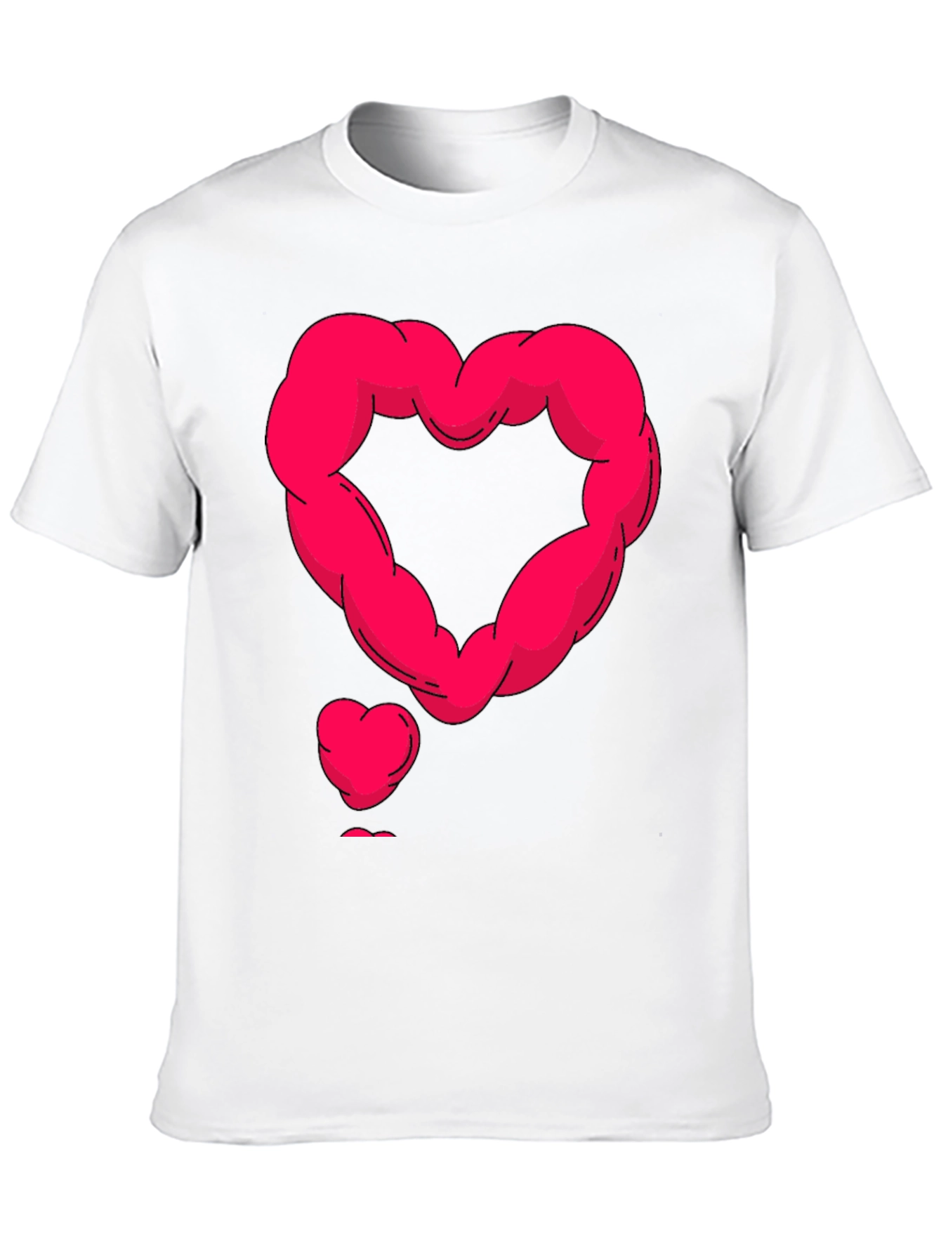 Muscle Heart Graphic Tee - Black