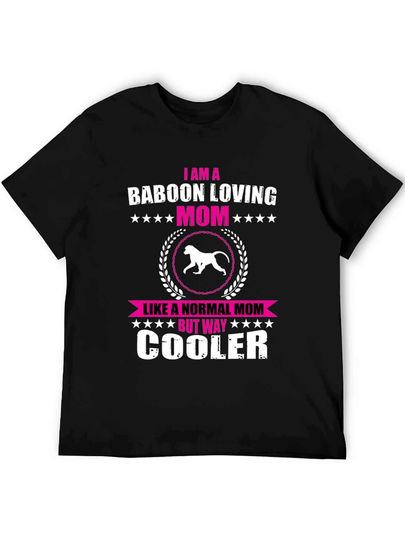 Baboon Loving Mom T-Shirt - Way Cooler Mom