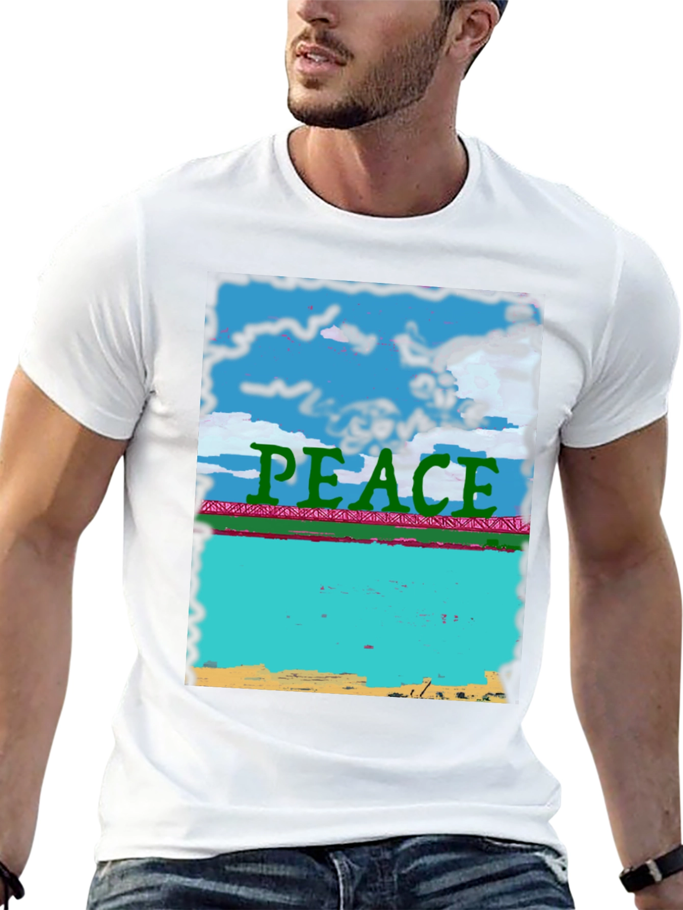 Peace Beach Graphic Tee