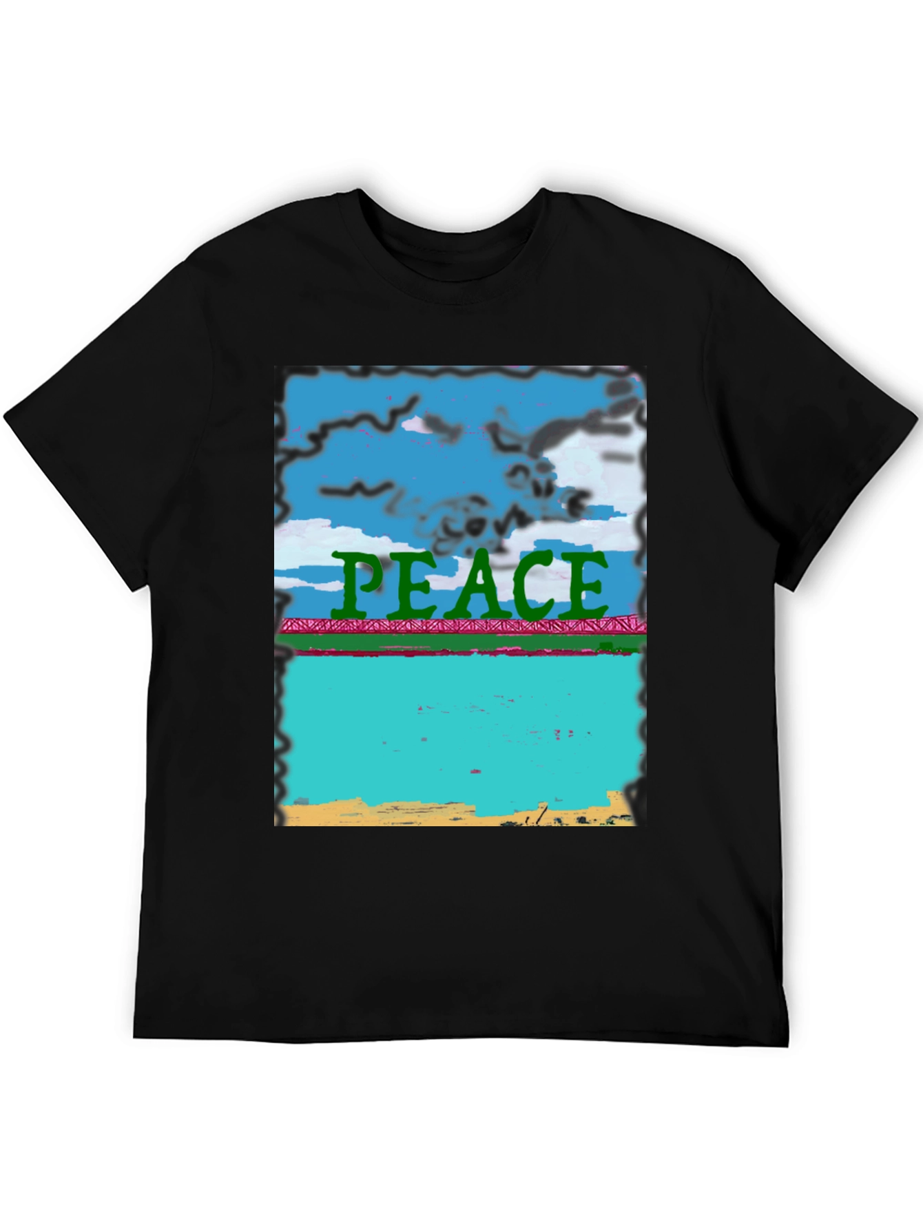 Peace Beach Graphic Tee