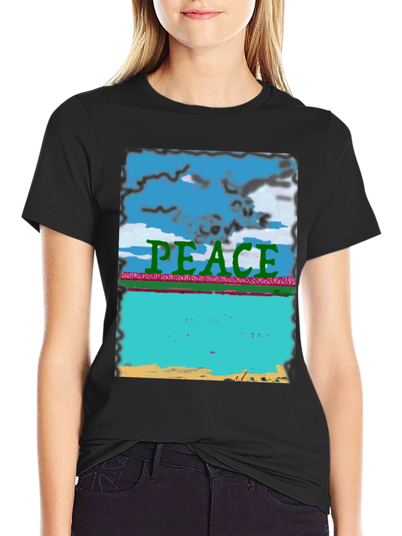 Peace Beach Graphic Tee