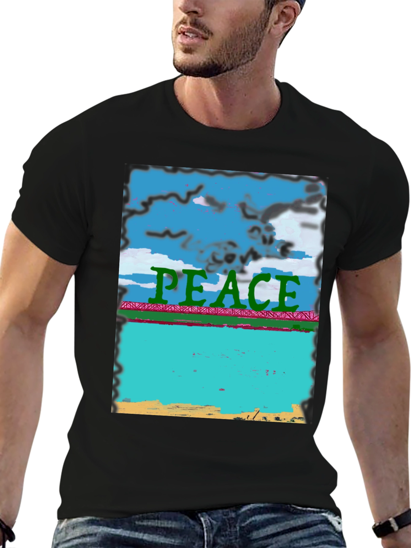 Peace Beach Graphic Tee