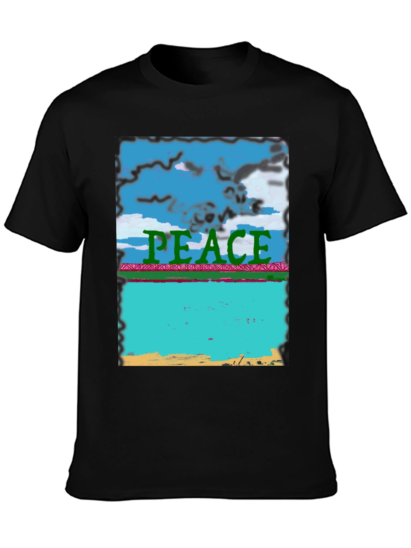 Peace Beach Graphic Tee