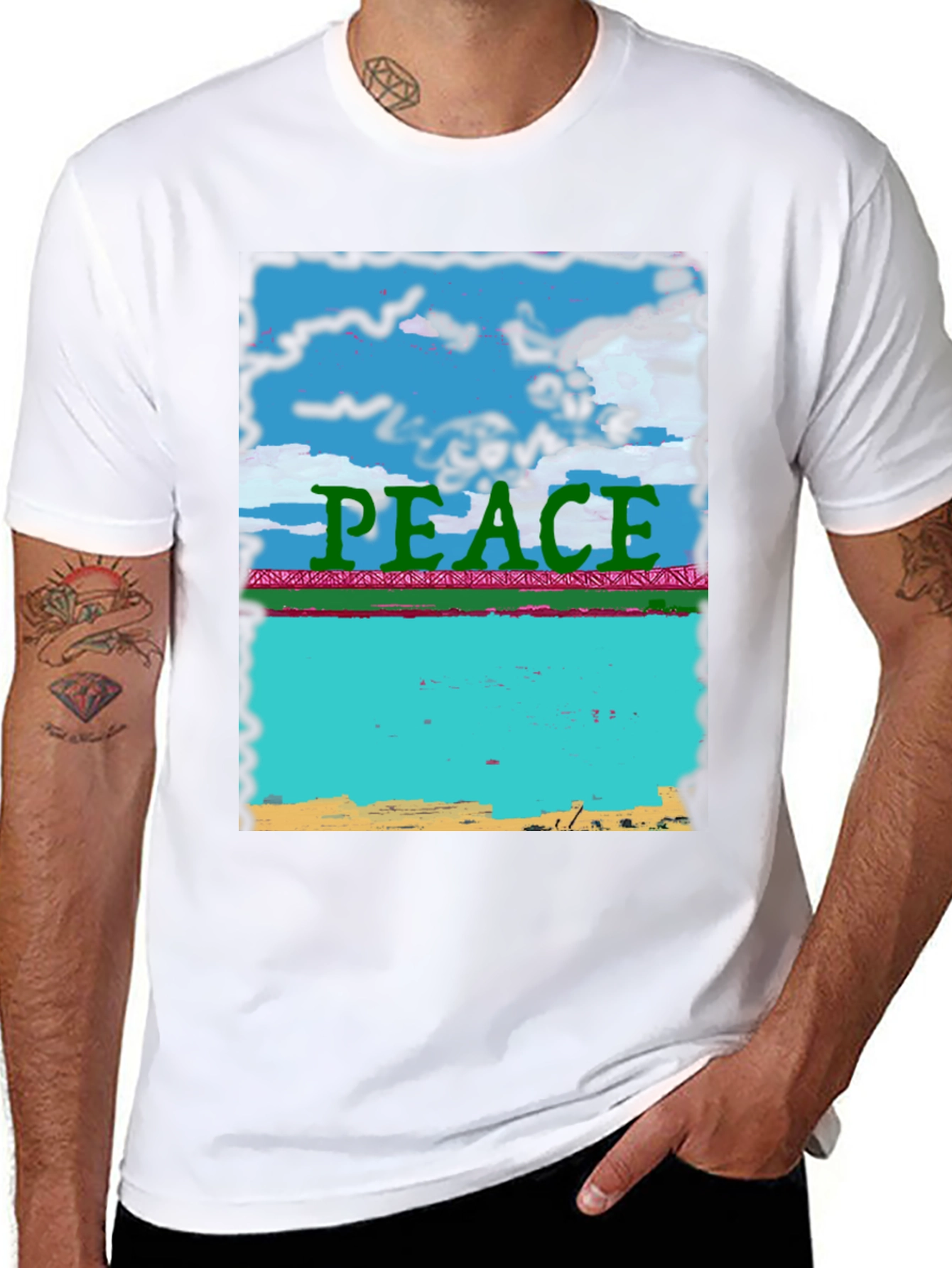 Peace Beach Graphic Tee