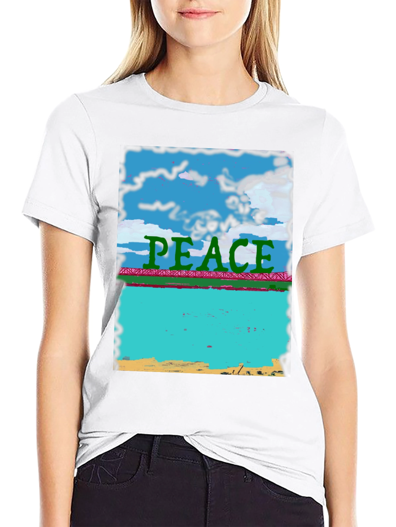 Peace Beach Graphic Tee