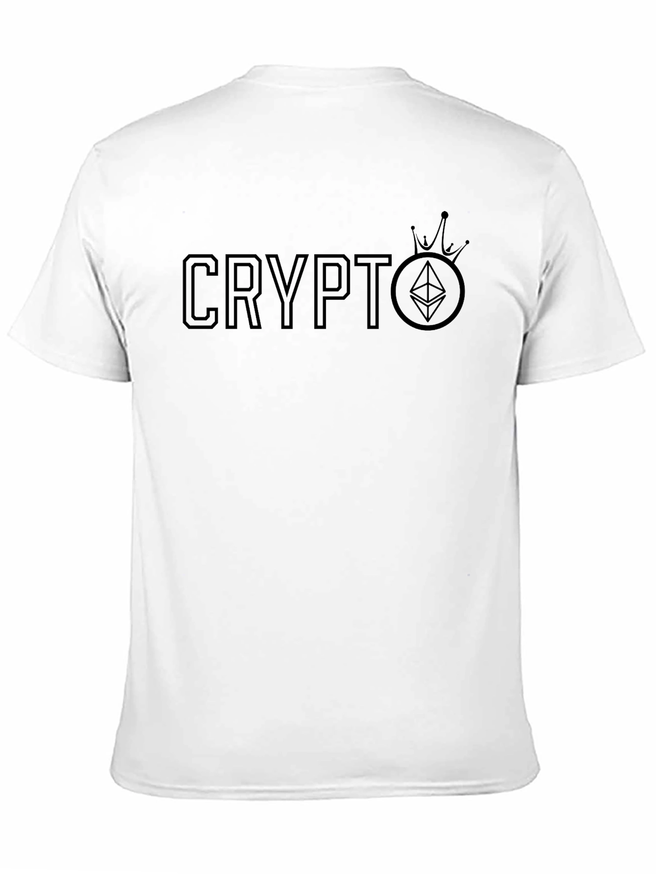 Crypto Crown Ethereum Black T-Shirt