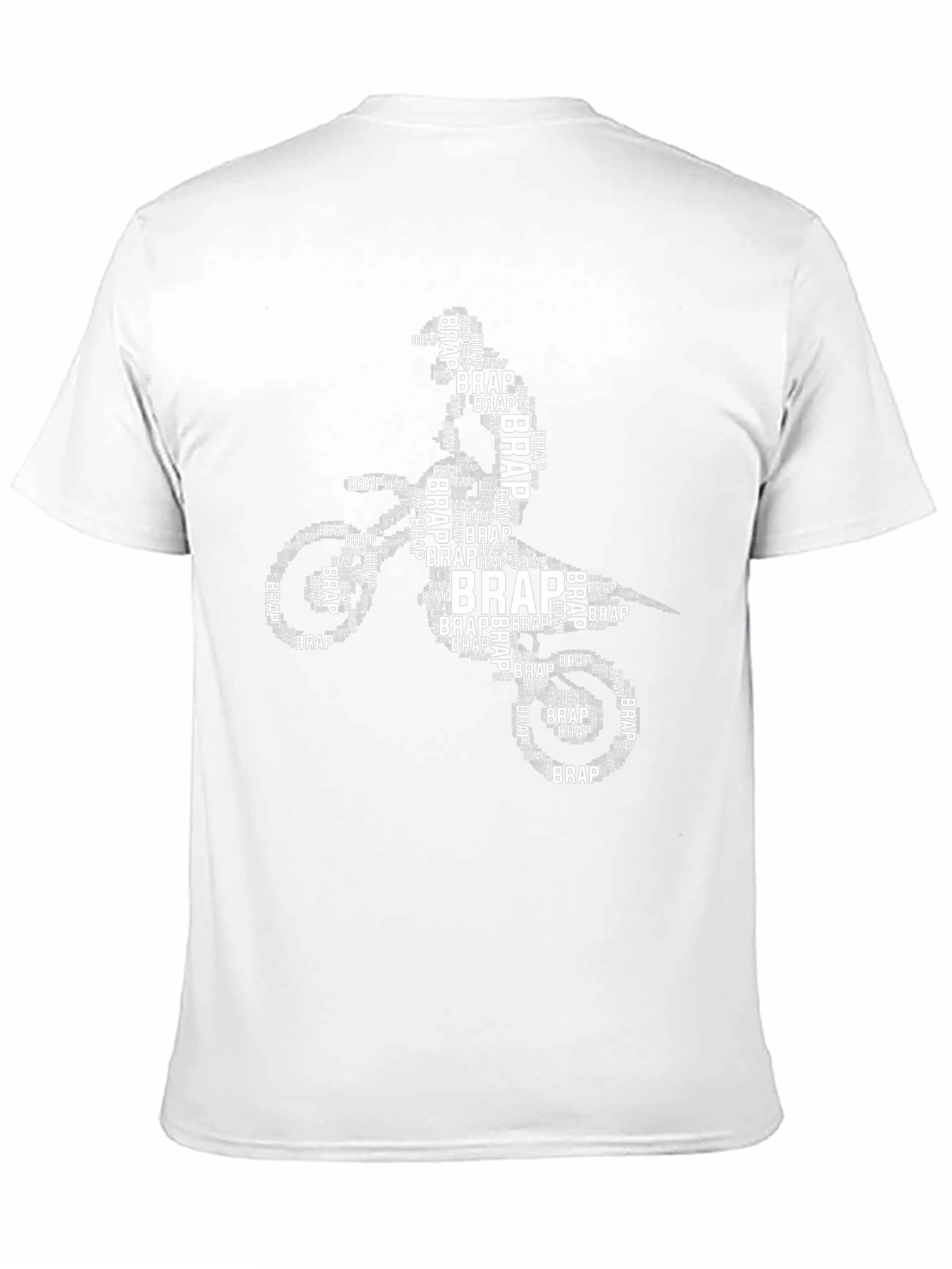Motocross BRAP Graphic Tee - Black Motorcycle Shirt
