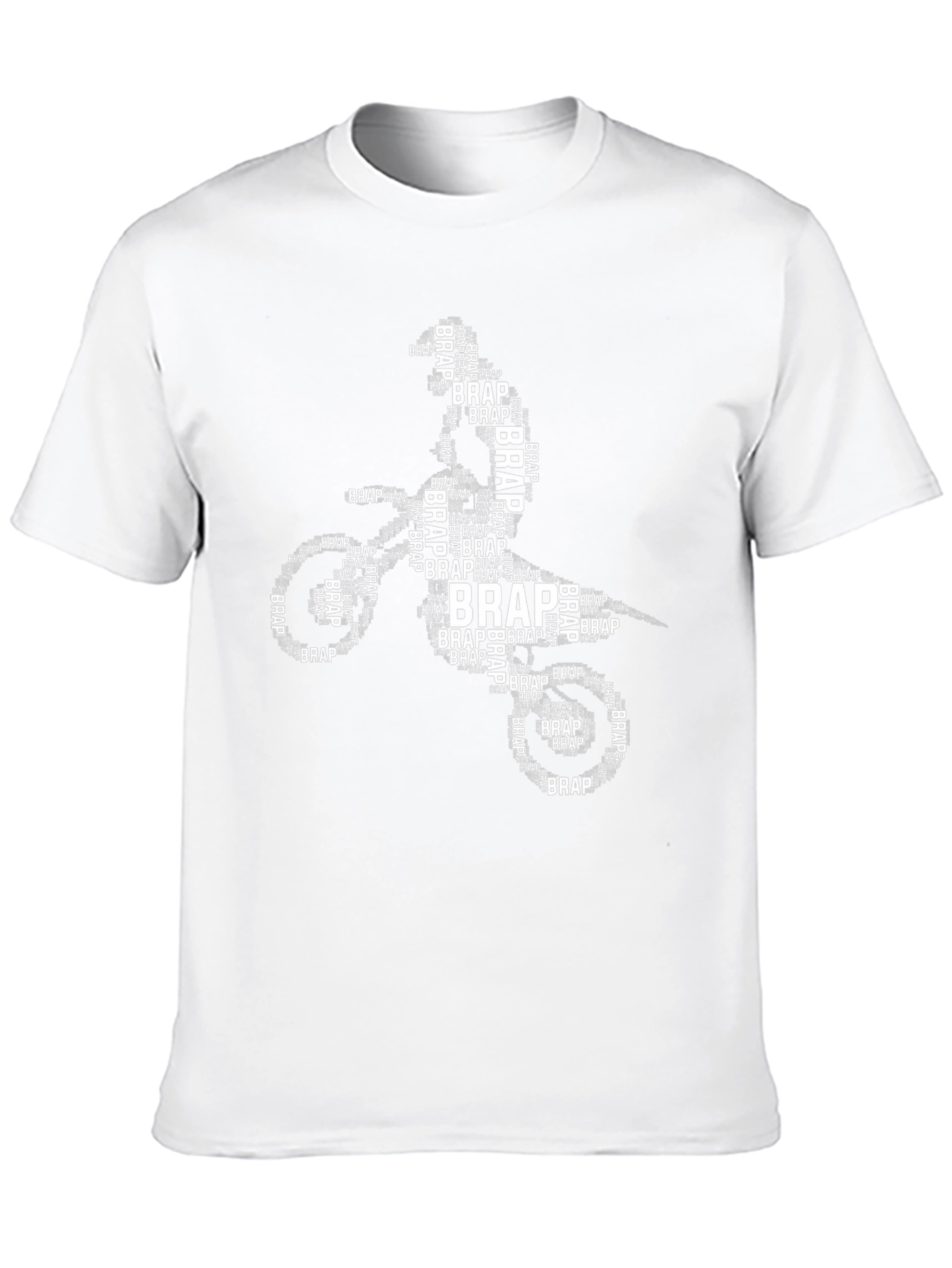 Motocross BRAP Graphic Tee - Black Motorcycle Shirt