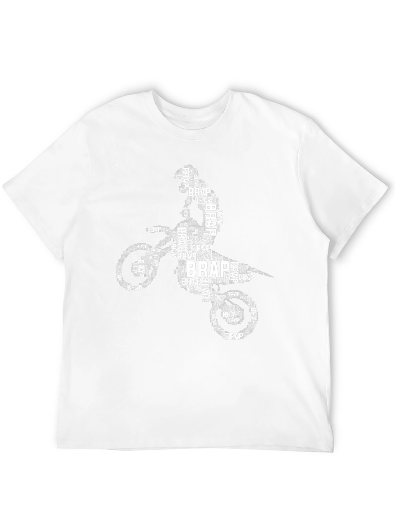 Motocross BRAP Graphic Tee - Black Motorcycle Shirt