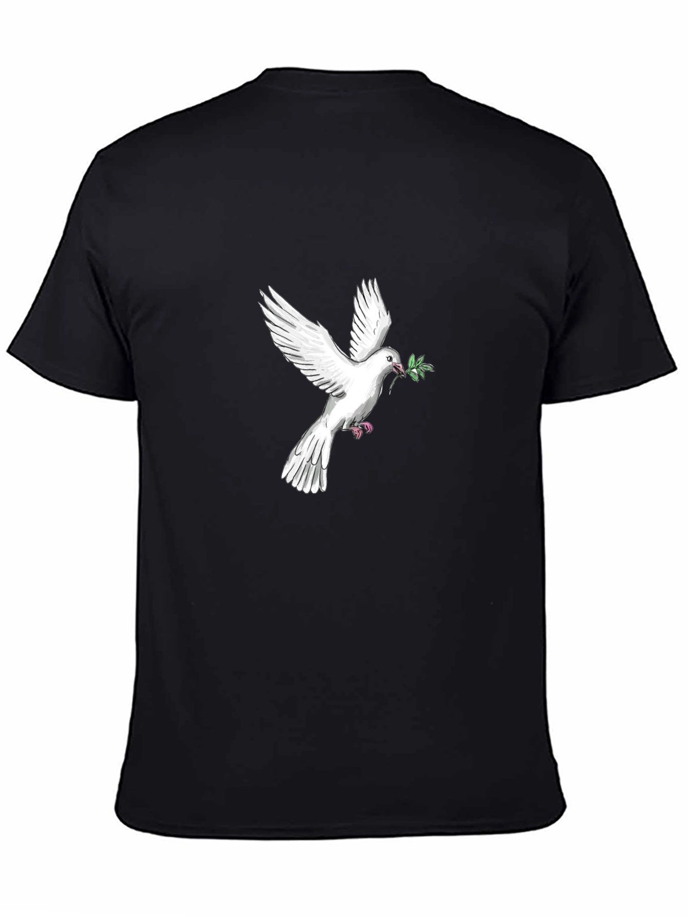 Dove Peace T-Shirt - Classic Black Tee