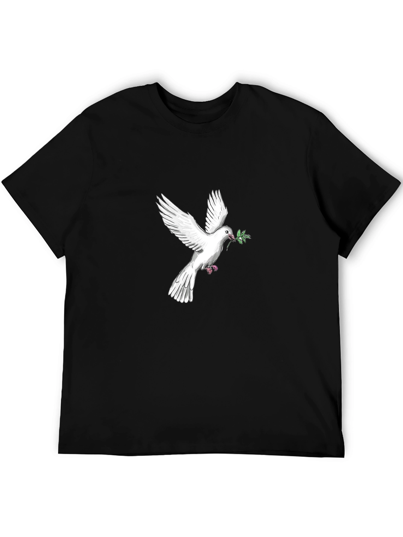 Dove Peace T-Shirt - Classic Black Tee