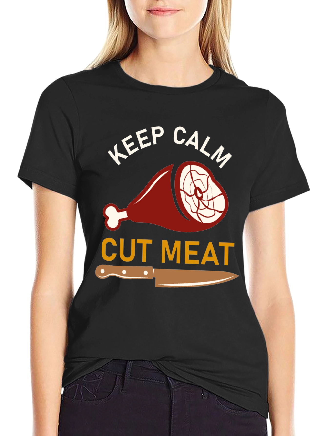 Keep Calm Cut Meat T-Shirt