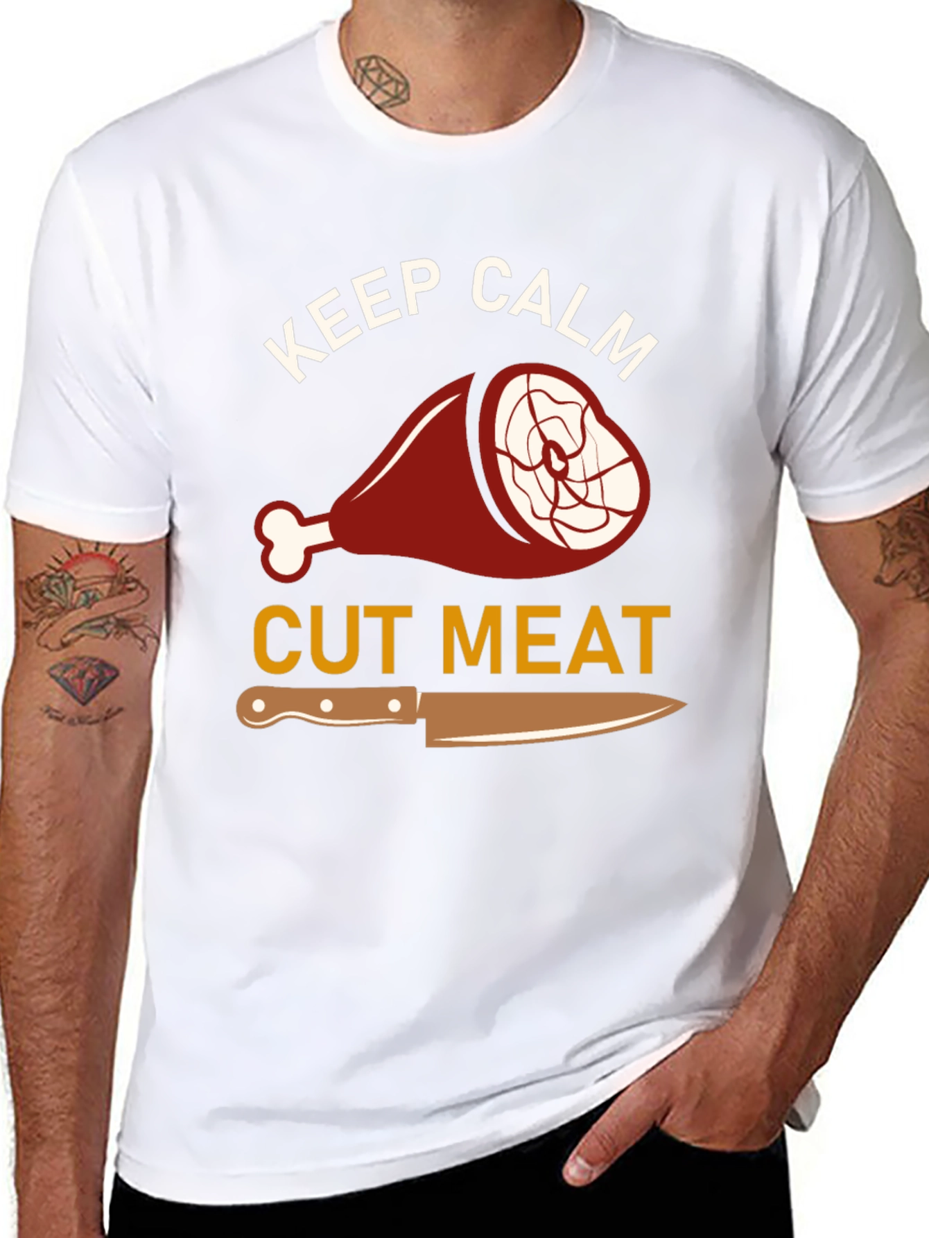 Keep Calm Cut Meat T-Shirt