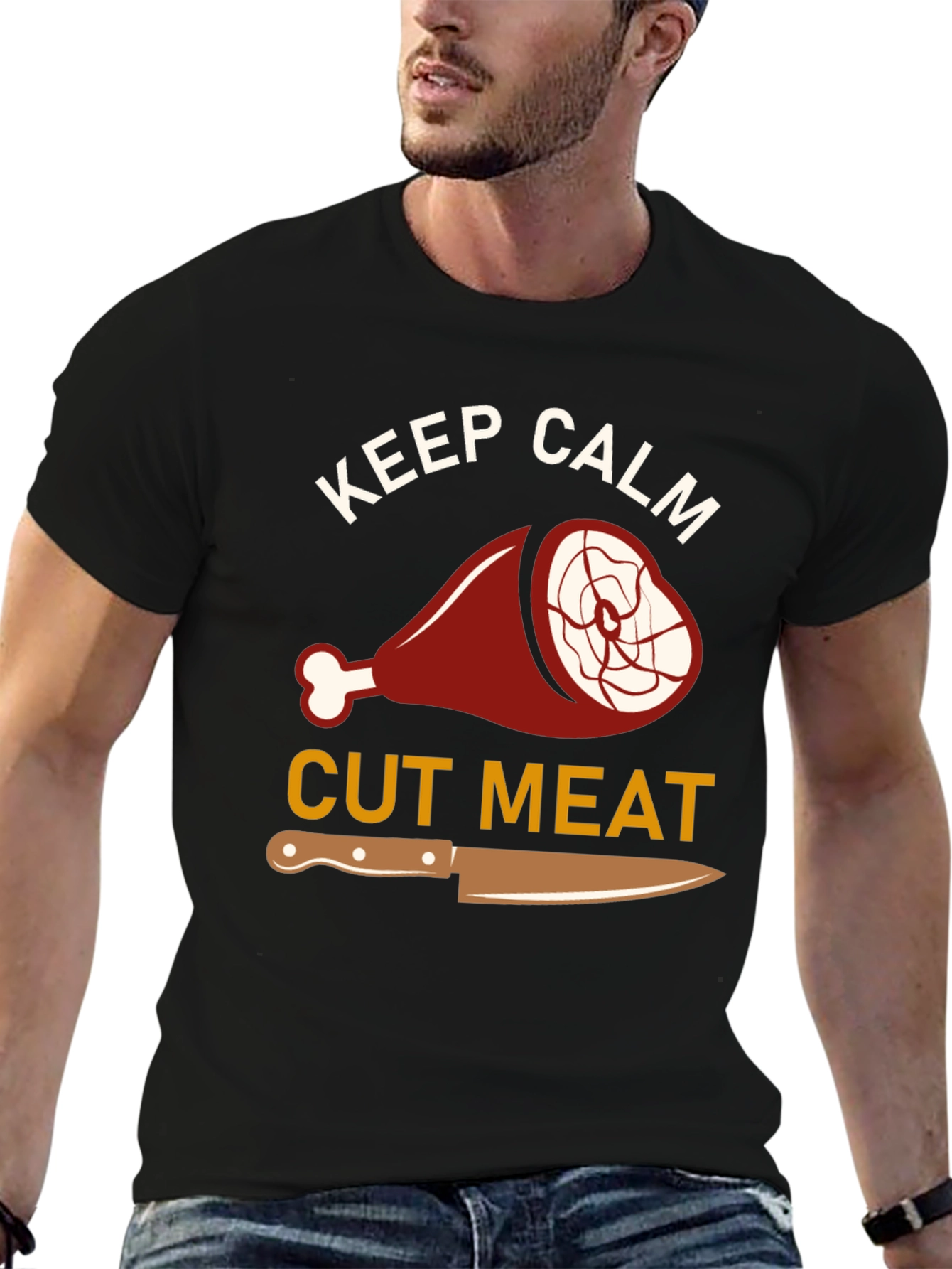 Keep Calm Cut Meat T-Shirt