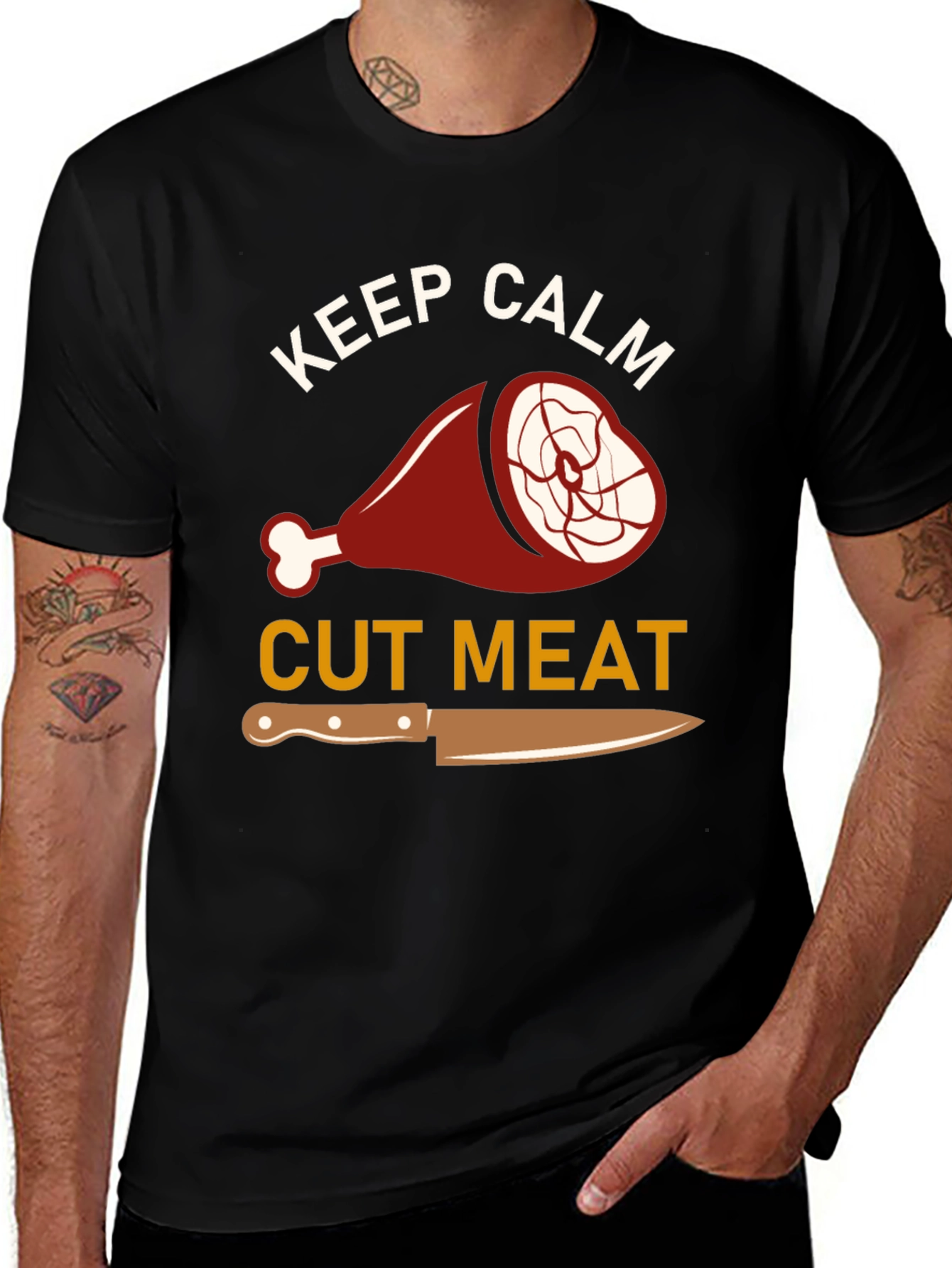 Keep Calm Cut Meat T-Shirt