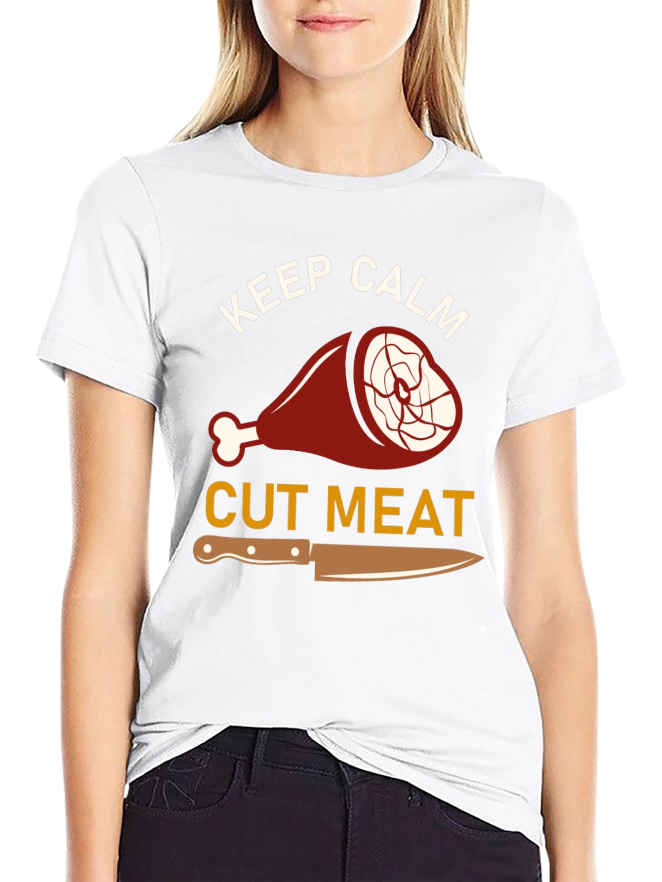 Keep Calm Cut Meat T-Shirt