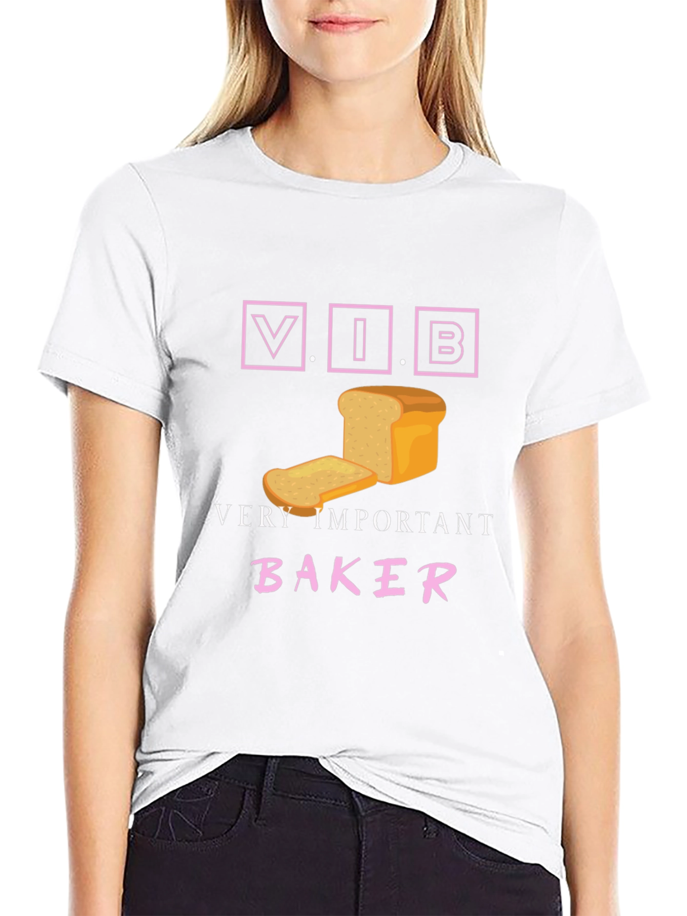 Very Important Baker T-Shirt - V.I.B. Bread Design