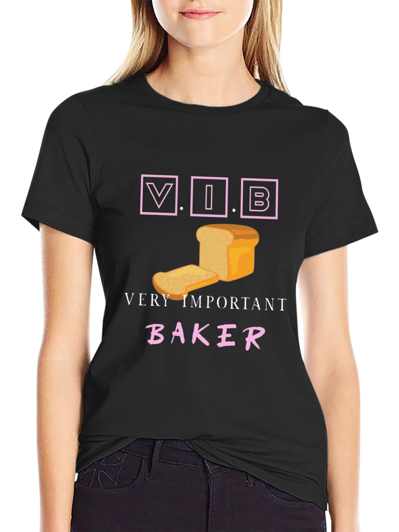Very Important Baker T-Shirt - V.I.B. Bread Design