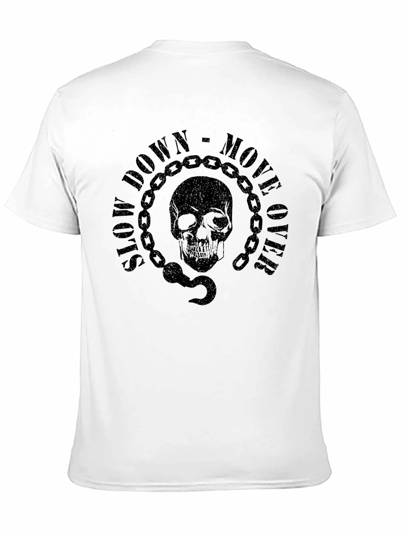 Black Skull & Chain Graphic T-Shirt