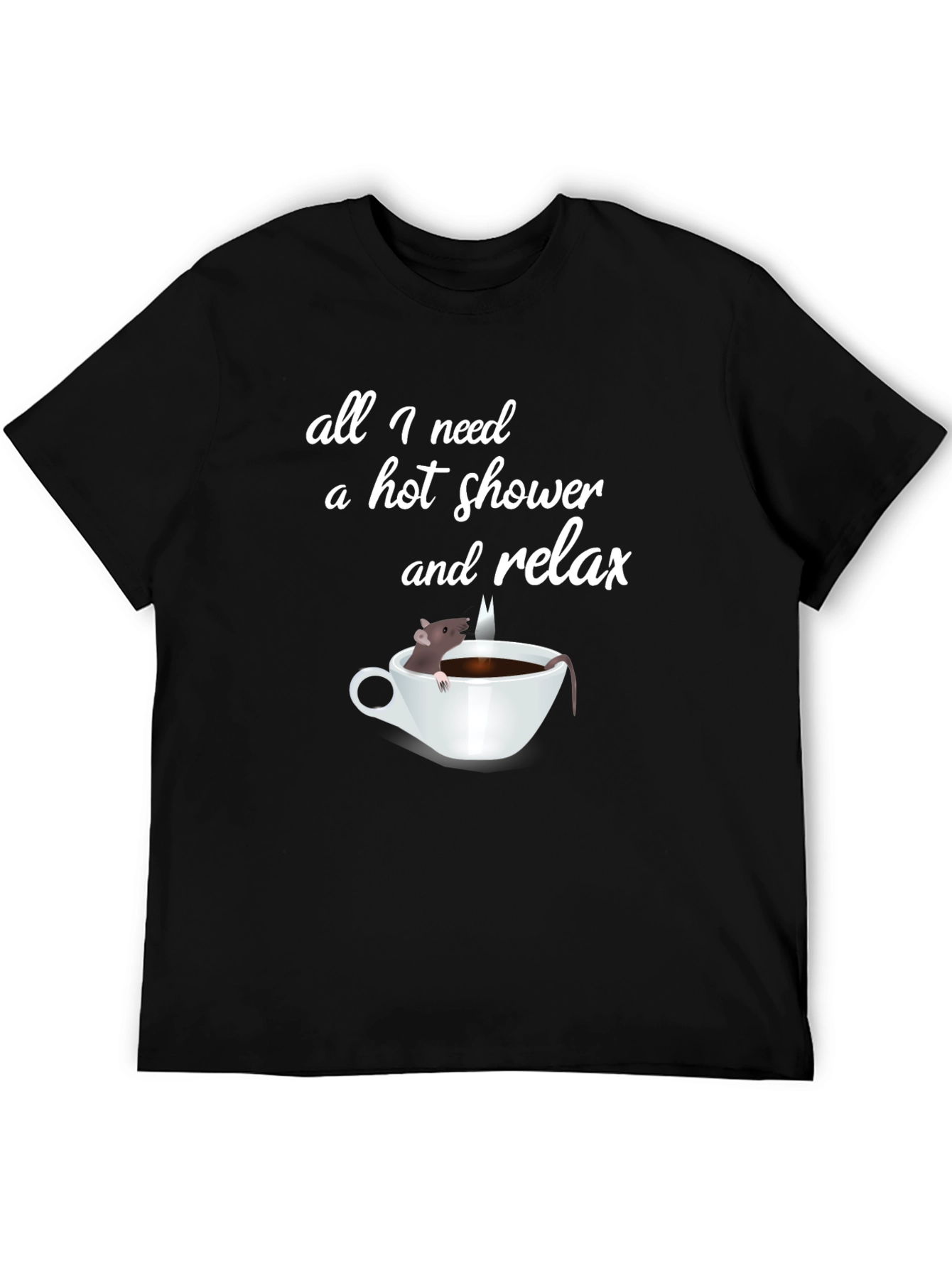Relaxing Rat in a Cup T-Shirt