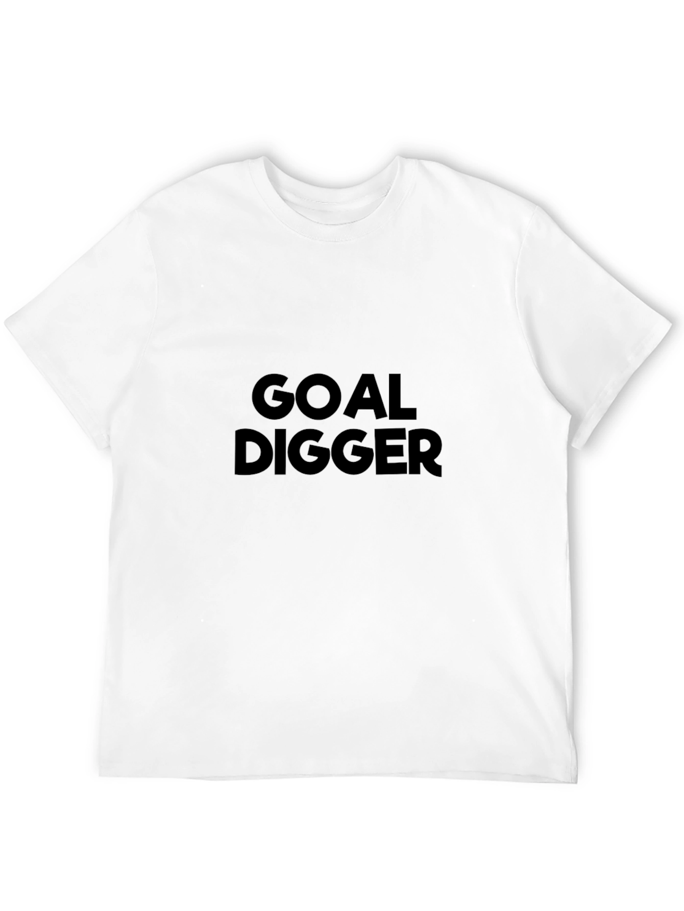 Goal Digger Black Graphic T-Shirt