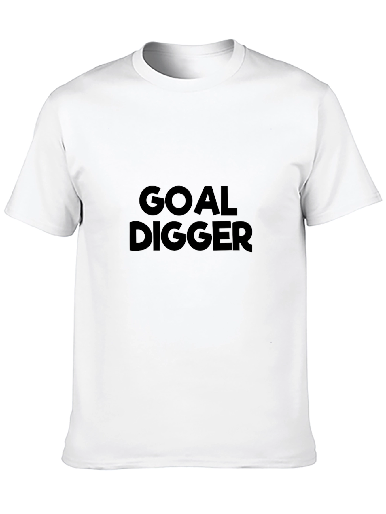Goal Digger Black Graphic T-Shirt
